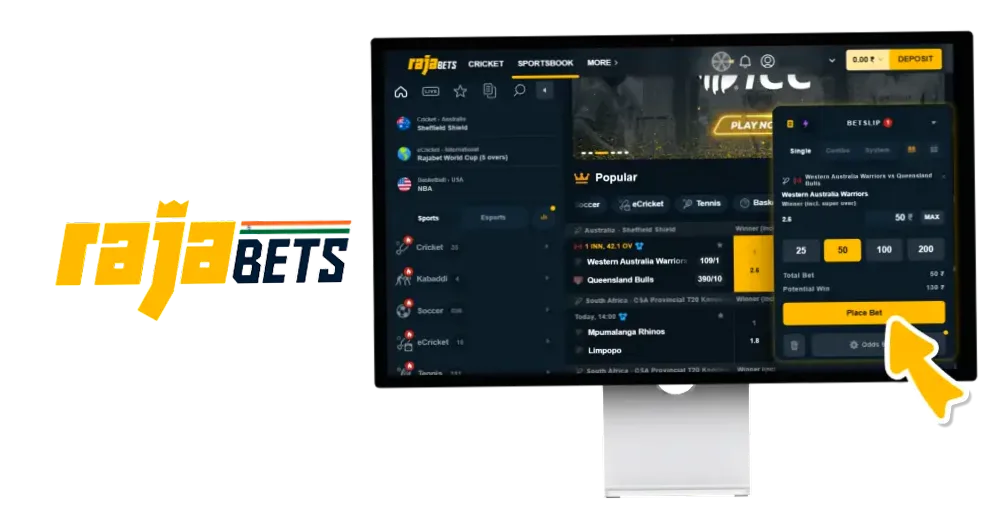 Start betting on sports on the online platform Rajabets